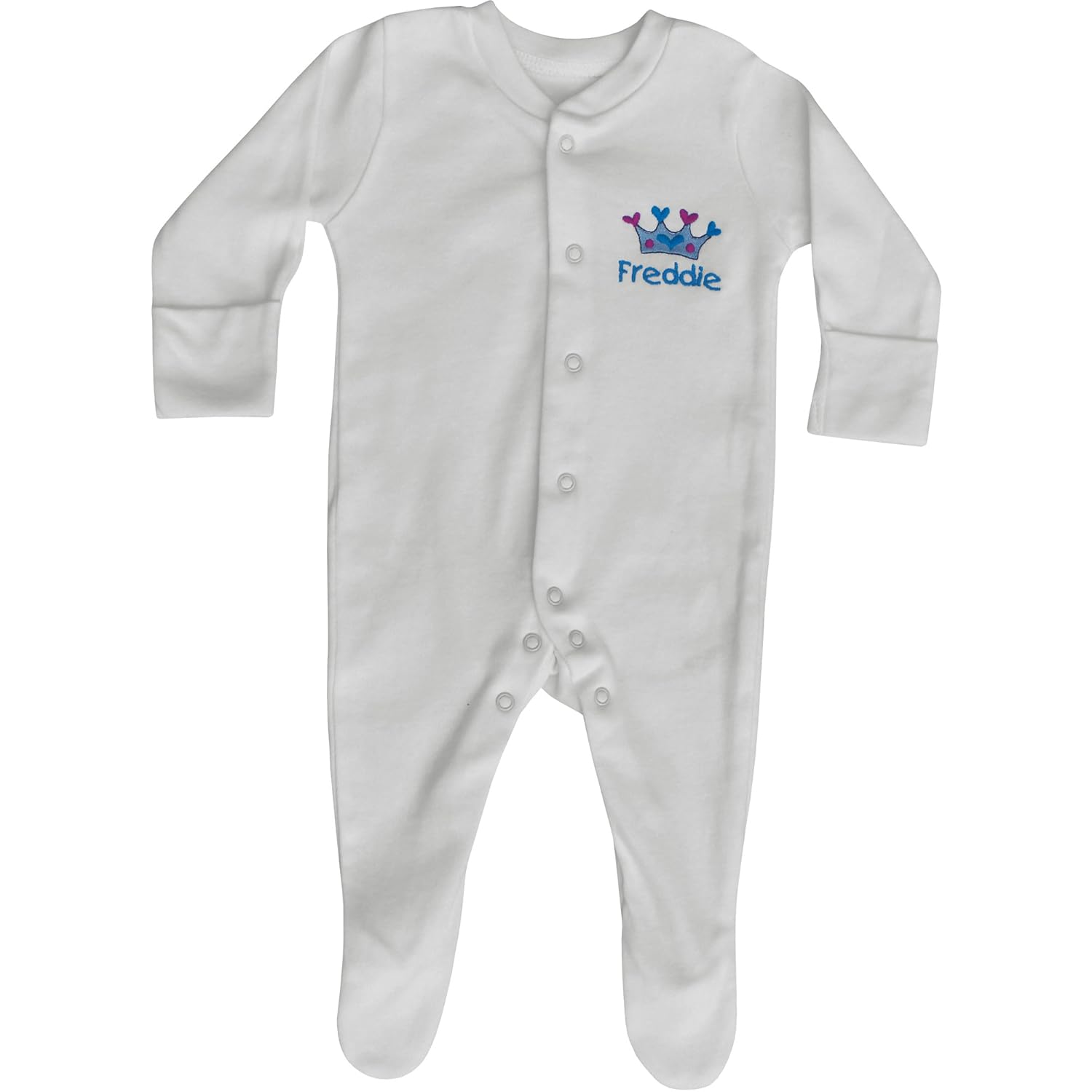 personalised baby sleepsuit and hat