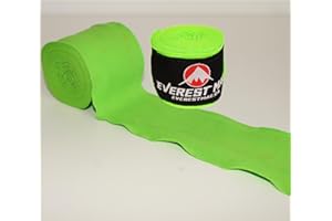 Everest MAE Hand Wraps 4.5 Meter /180 Inches Elasticated Thumb Loop Bandages Inner Gloves, Muay Thai, MMA, Kickboxing, Martia