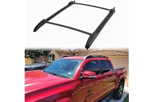 ANTS PART Roof Rack Cross Bars for 2005-2023 Toyota Tacoma Double Cab - Aluminum Roof Rails Crossbar for Cargo Canoe Bike Kayak Snowboard - Rooftop Cargo Carrier Luggage (Not for Access Cab)