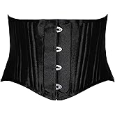 SHAPERX Women's 26 Steel Boned Corset Short Torso Heavy Duty Waist Trainer Corset