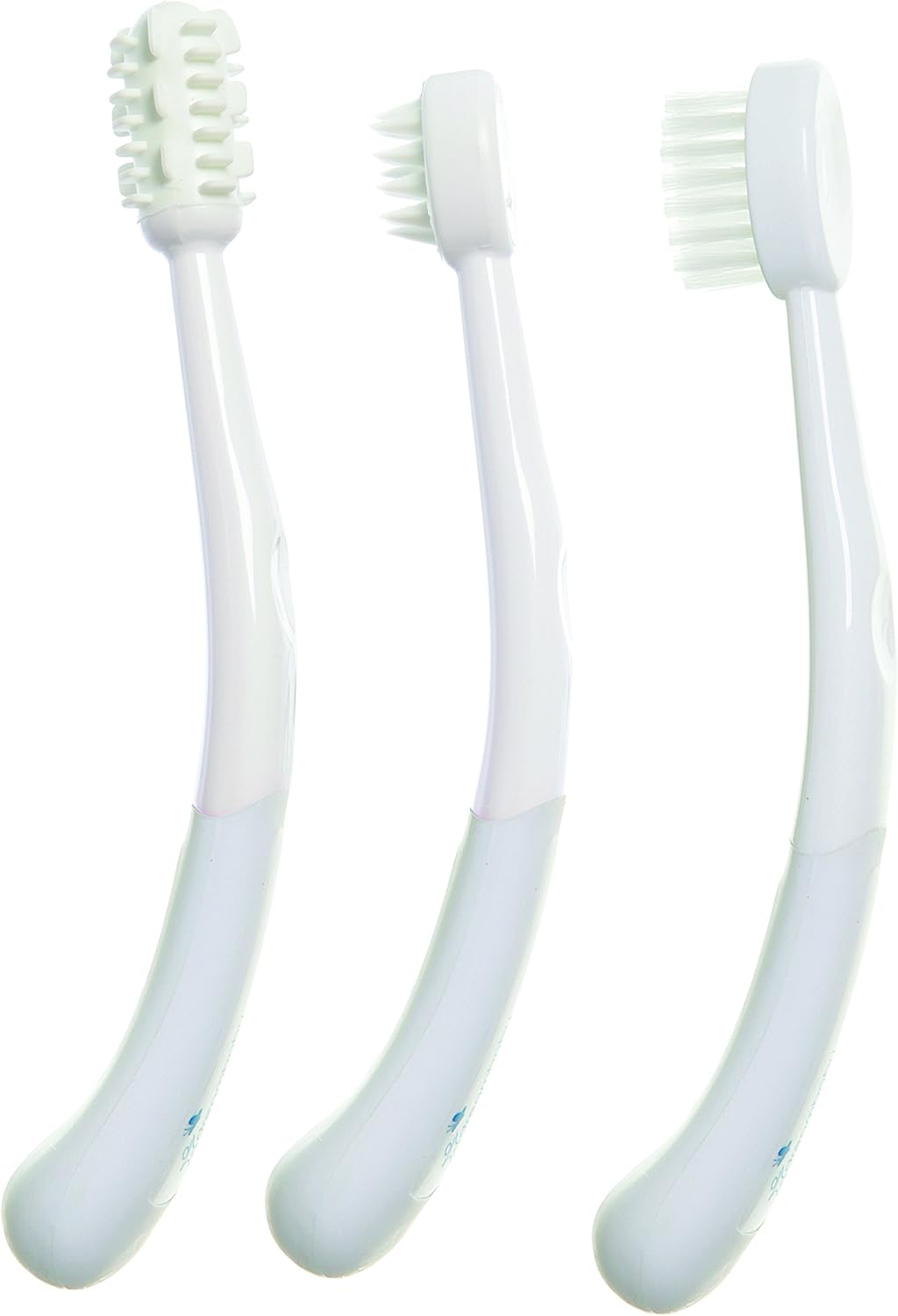 Dreambaby 3 Stage Baby Gum & Tooth Care Toothbrush, Soft & Gentle Rubber Bristles, Ergonomic Easy Grip Handle - Image 3
