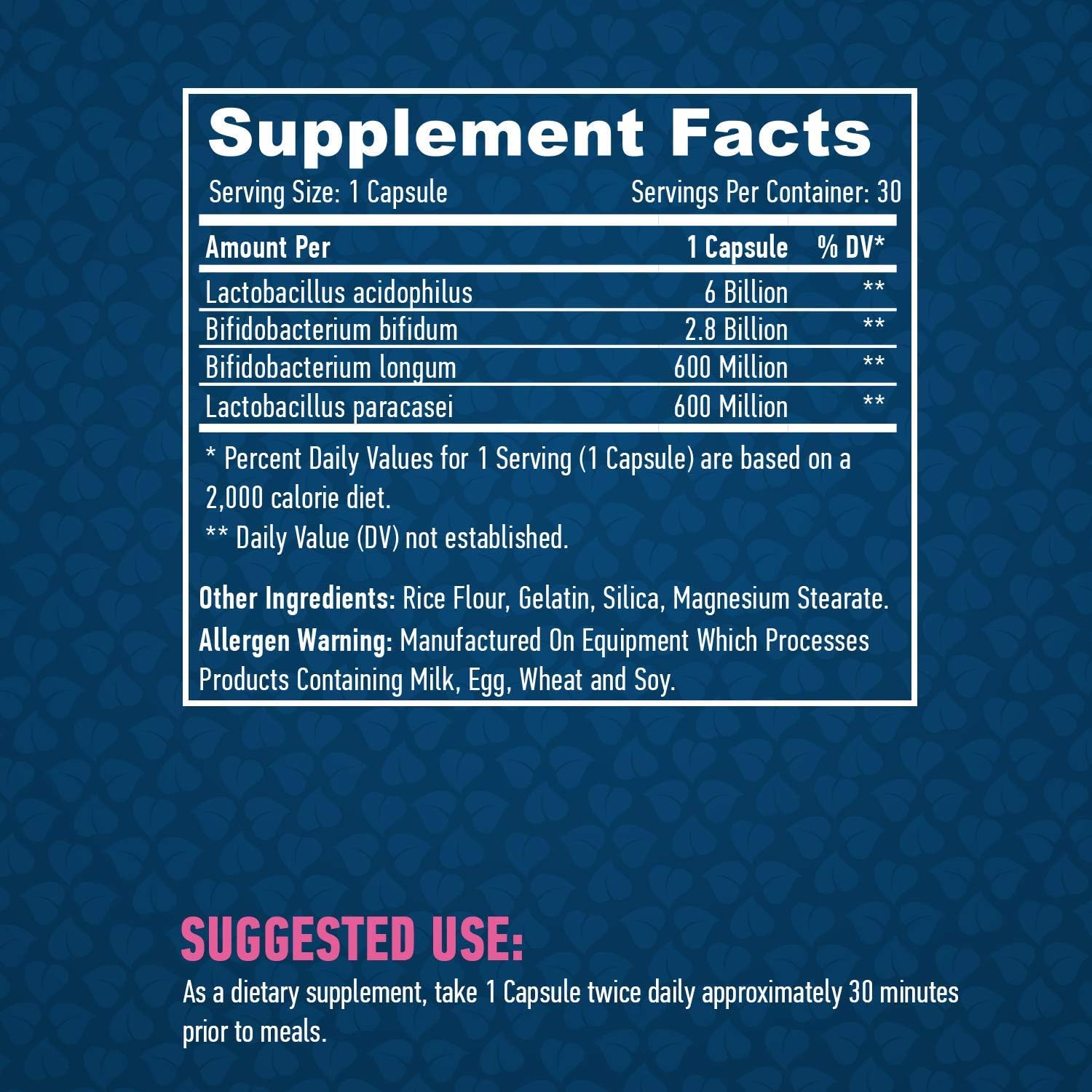 HAYA LABS 10 Billion Acidophilus and Bifidus Probiotic Complex 30Capsules, 30 count (Pack of 1) - Image 5