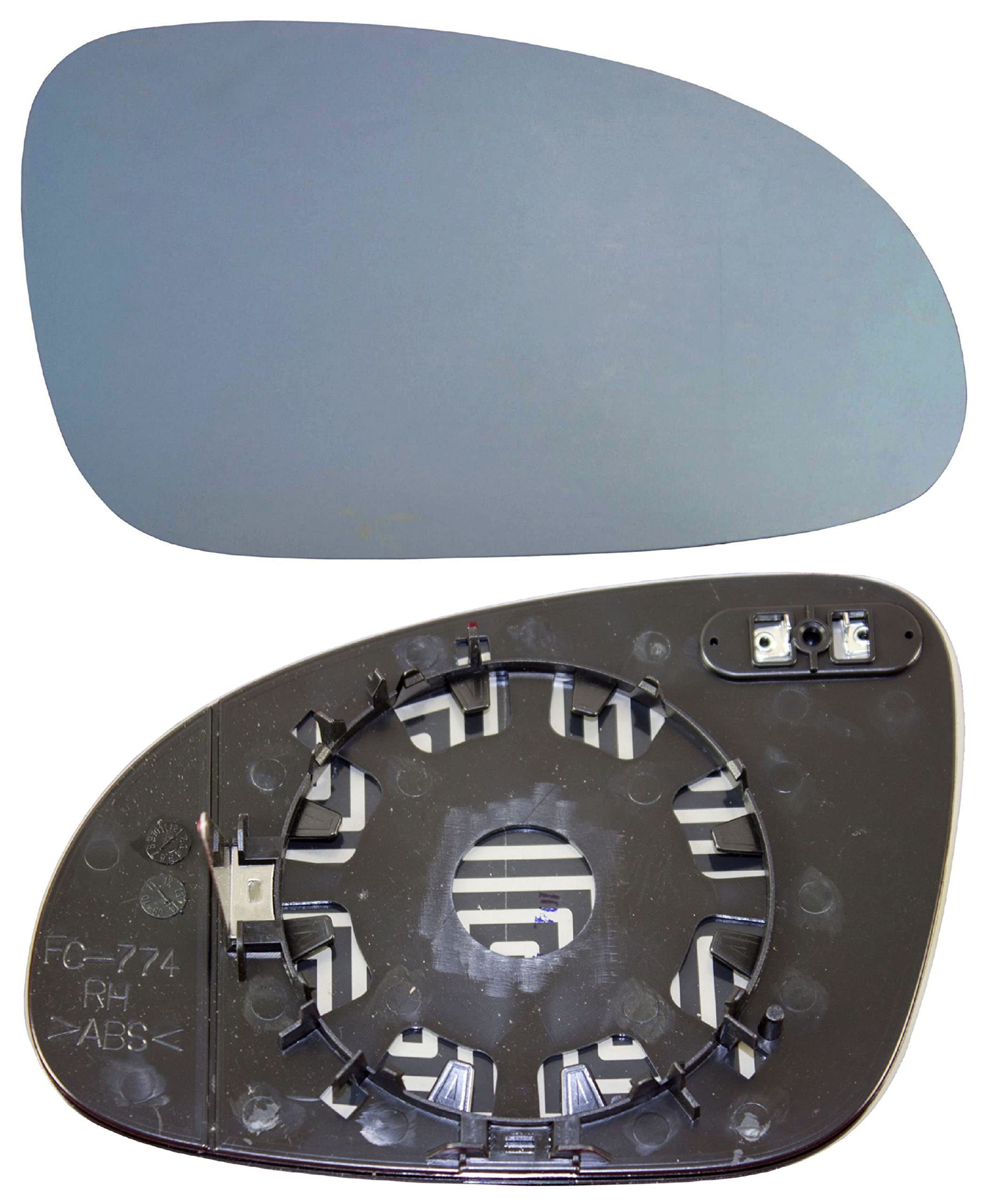 TarosTrade 57-0361-R-51393 Mirror Glass Heated Blue