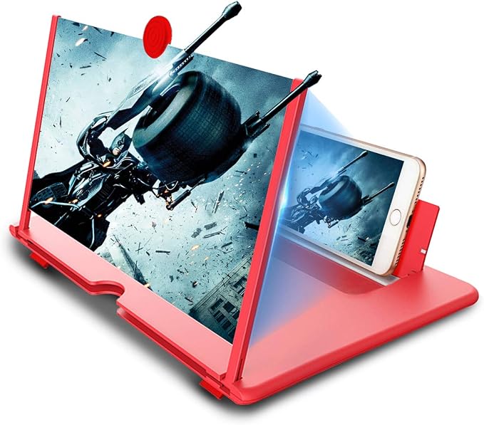 Newseego 12" Phone Screen Magnifier, HD Mobile Phone Amplifier with