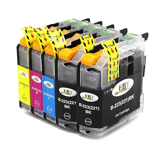 EBY Ersatz für Brother LC223 Druckerpatronen Kompatibel für Brother MFC-J5320DW DCP-J4120DW MFC-J480DW MFC-J5720DW MFC-J5625D