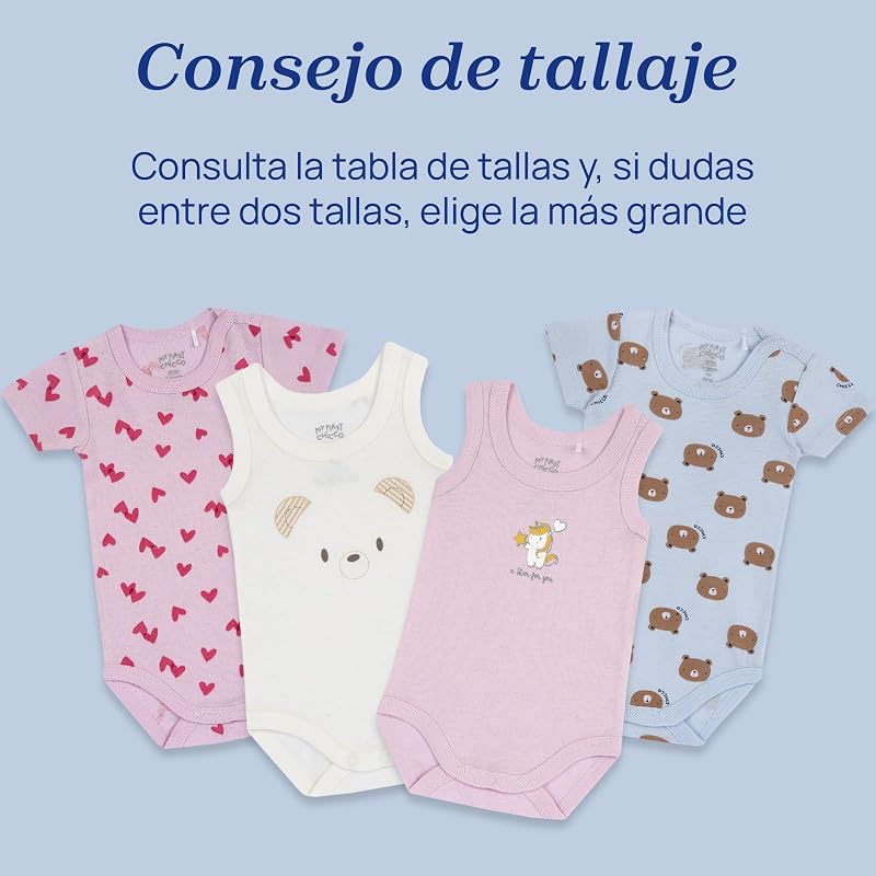 Bebé-Niños Set de 4 Bodies Sin Mangas