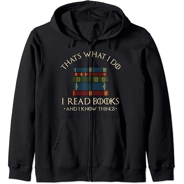 thumbnail image 2 of Women's 'That's What I Do I Read Books' Thin Sweatshirt - Cotton Blend Long Sleeve Graphic Top 2 of 11