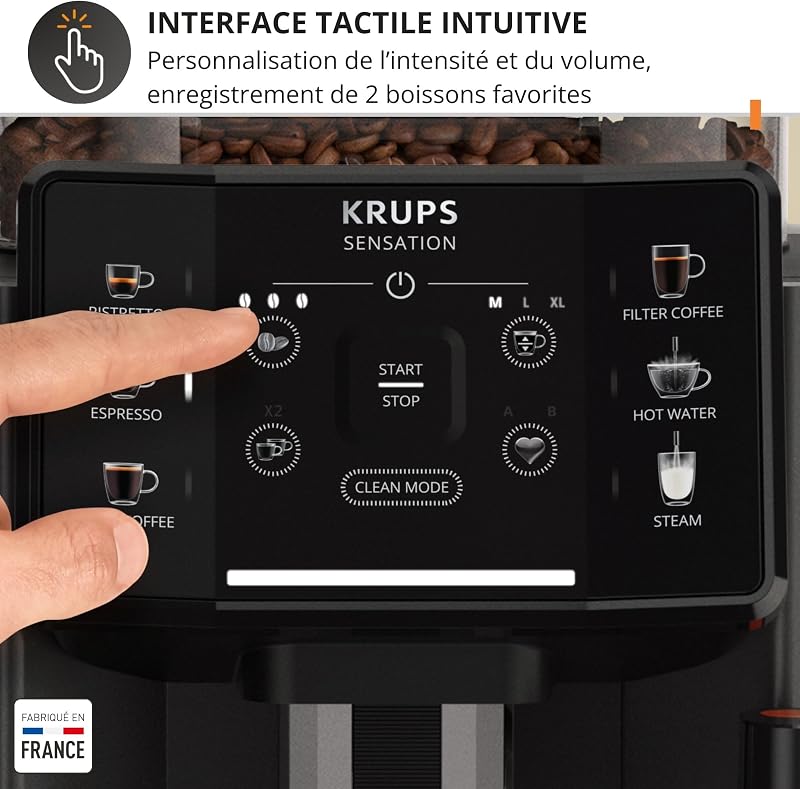 - Sensation - Machine à café grain Automatique compacte - 15 bars