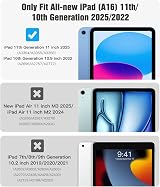 TiMOVO Case iPad 11th Gen 11" 2025 10th Gen 10.9" 2022 Slim Stand Auto Sleep view 2