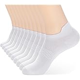 ATBITER Ankle Socks Womens and Men Thin Athletic Running Low Cut No Show Socks With Heel Tab 6-10 Pairs