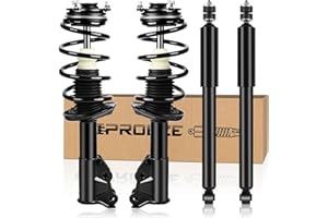PROEZE Front and Rear Strut Assembly for 2006-2011 Civic, Shock Absorber with Coil Springs Replace 172286,172287,5609 * 2, 4PCS