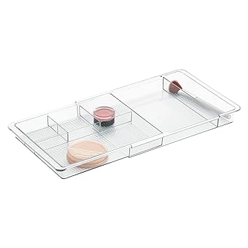 Interdesign Expandable Cosmetics Drawer Organizer Tray For Vanity