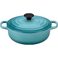 Le Creuset Enameled Cast Iron Signature Sauteuse Oven, 3.5 qt., Caribbean