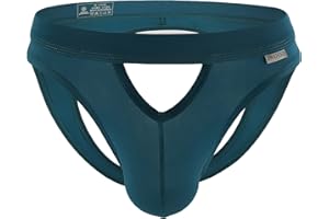 BRAVE PERSON Jock Straps for Men Thong Underwear Cotton Vasectomy Jockstrap Athletic Supporter W/Cup Pouch