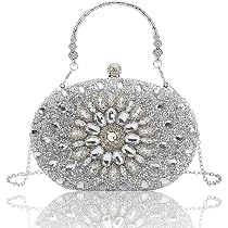 Women's Rhinestone Clutch Lady Sparkling Party Handbag Evening ...