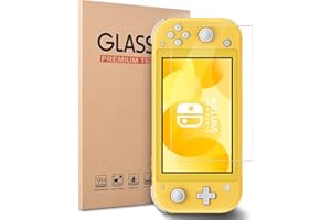Linsaner 1-Piece Tempered Glass Screen Protector, Custom-Made for Nintendo Switch Lite HD,Anti-Scratch,Clear and Transparent,Fingerprint-Resistant, Bubble-Free Installation,Fit for Switch Lite