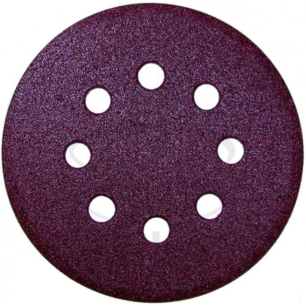 Sanding Disc velcrato 'P64E' in Paper Resined Flexible. With 8 Holes.