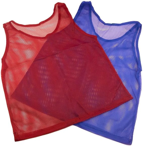12 Childrens Mesh Sports Practice Team Jerseys Pinnies, Uniforms