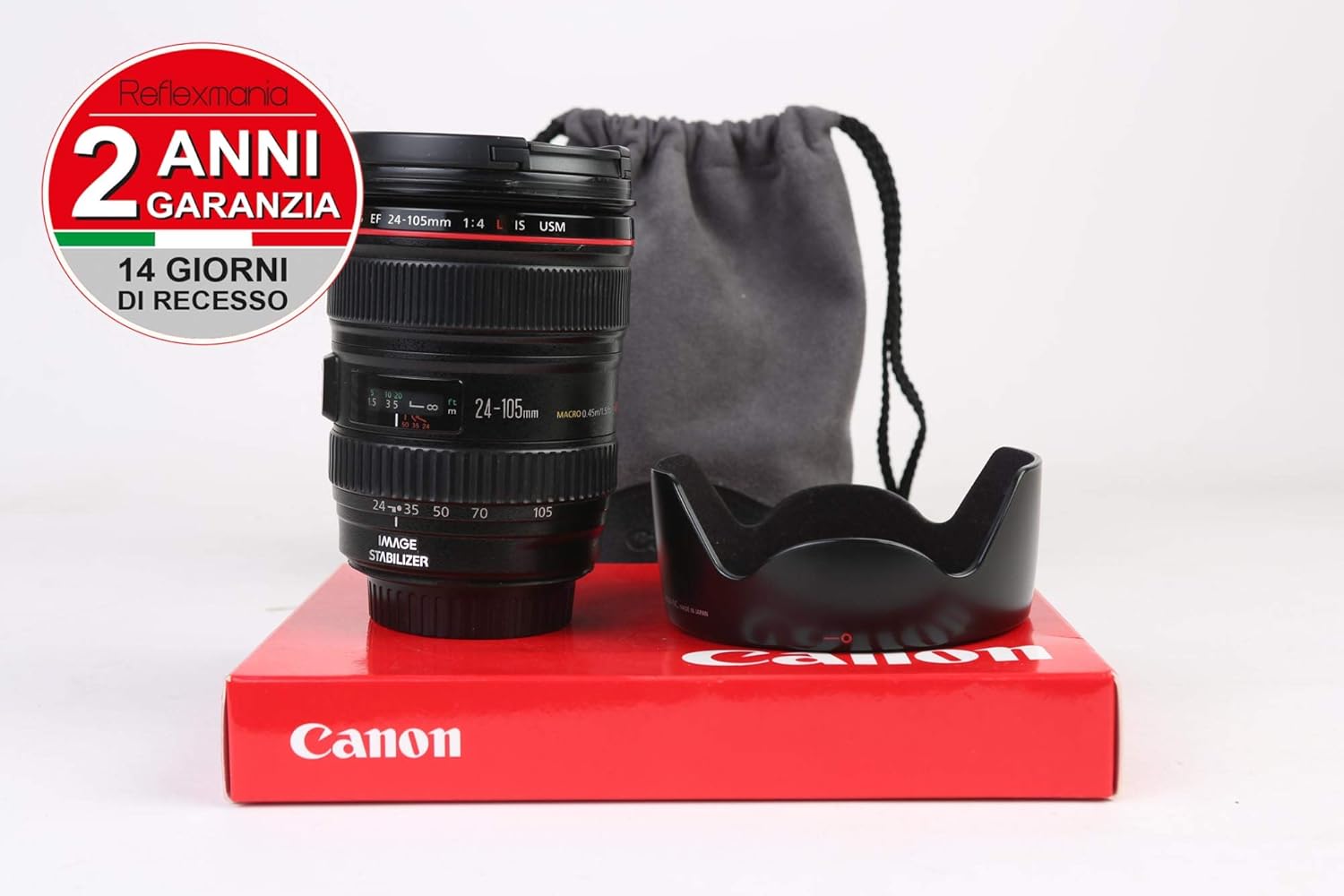 Canon 344B006 EF 24-105mm f/4.0 L IS USM Lens (Refurbished ...