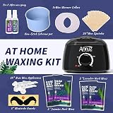 ANRUZ Waxing Kit Full Body Hair Removal Home Spa Set 500ml Wax Machine view 2