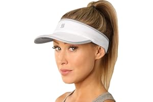 SAAKA Sport Visor for Women. Sweat‑Wicking Visor for Running, Pickleball, Tennis & Golf. Lightweight & Adjustable Fit