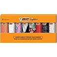 BIC Mini Lighter, Fashion Collection, Assorted Unique Designs, Pack of 8