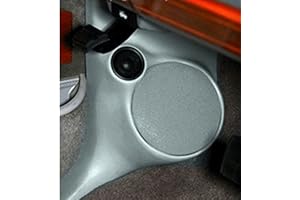 Q-FORMS Q-Logic Custom Kick Panel Speaker Mounts Compatible with Chevy K5, C/K & Suburban -C/K Sierra & Yukon (6.5" Without Grill, 10 Dark Red)