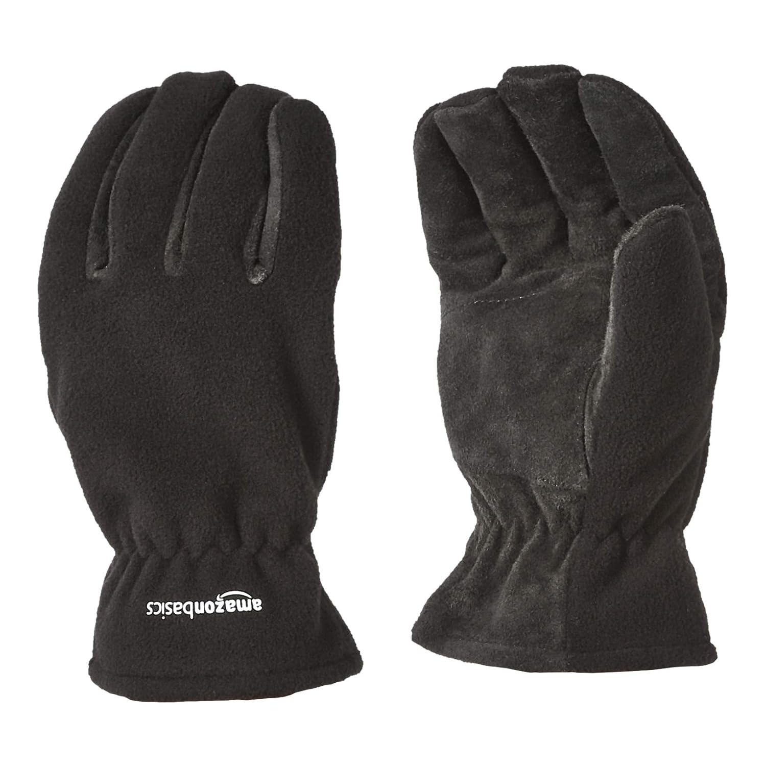  Basics Cold Proof Thermal Winter Work Gloves, Black, L: Industrial & Scientific