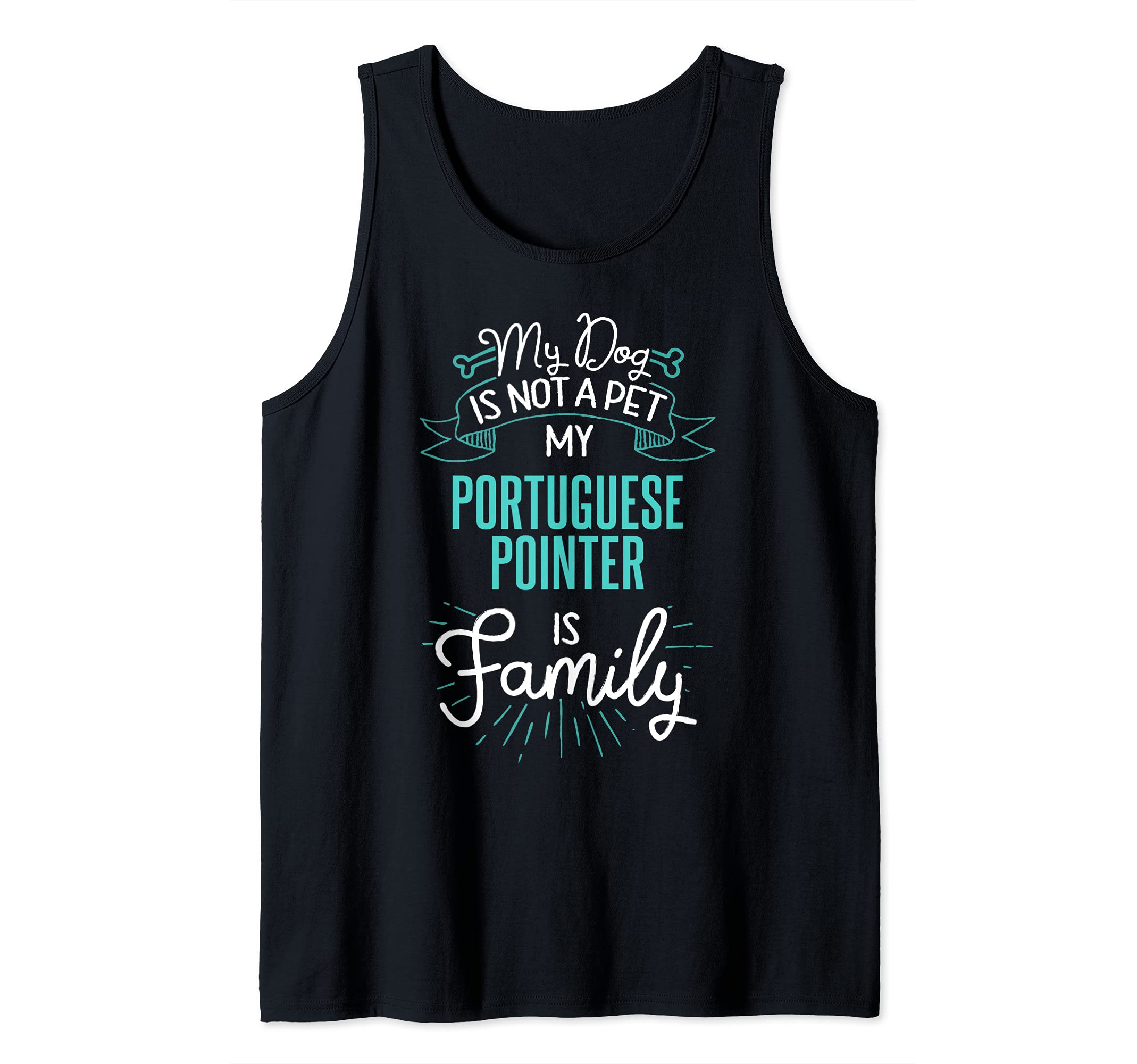 Cute Portuguese Pointer Design Family Dog Giftn Tank Top