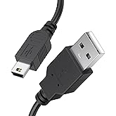Replacement Charger Power Cord Compatible with LeapPad 3, Platinum, Ultra, Ultra XDi, LeapReader Pen, Leapfrog Kids Tablet, 3.3FT Black Charging Data Cable