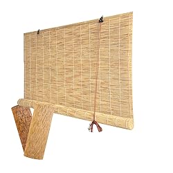 Outdoor Bamboo Roller Shades for Patio Roll Up