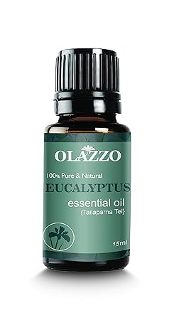 Olazzo Eucalyptus 100% Pure Natural Aromatherapy Essential Oil Aroma Unilateral, for Diffusers Humidifier Oils Spa and Air Purifier (15ml)