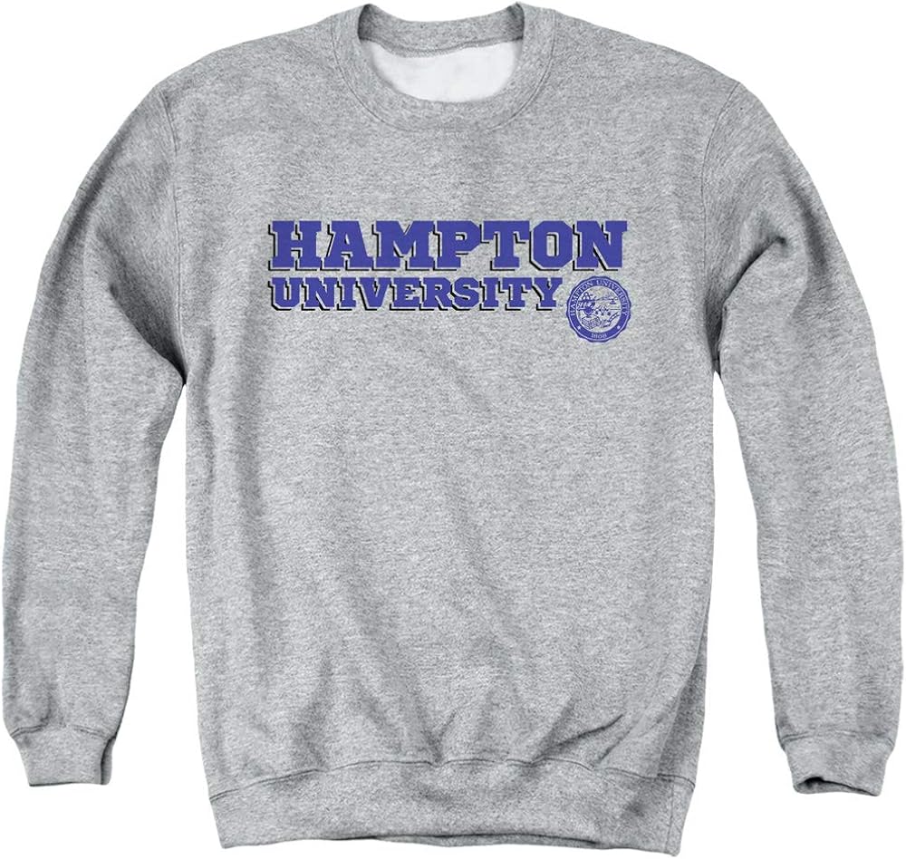 Hampton University Official Block Text Unisex Adult