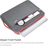 Voova 14-15 Inch Laptop Sleeve Waterproof Grey with Handle 360° Protection view 2
