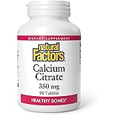 Calcium Citrate by Natural Factors - 90 tablets