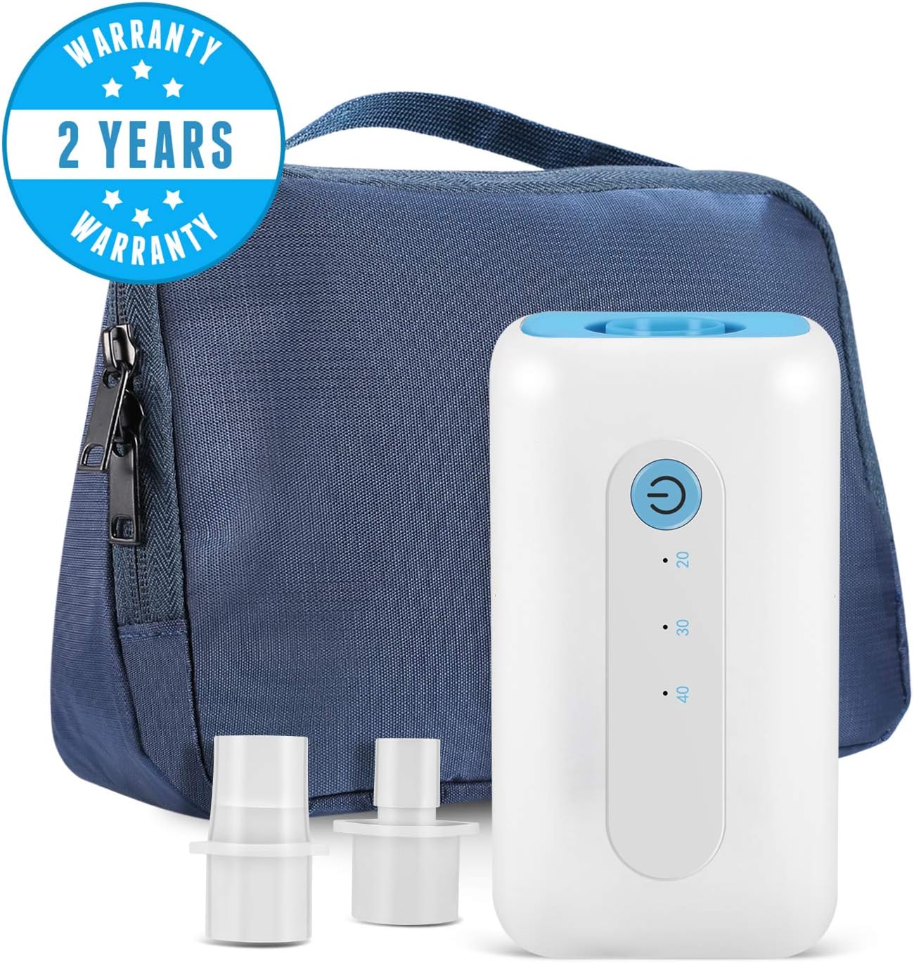 FREYAT Newest Rechargeable Cleaner Machine Bundle with Cleaning Bag and Compatibal Heated Hose Adapters for Pillows,Hoses(White）