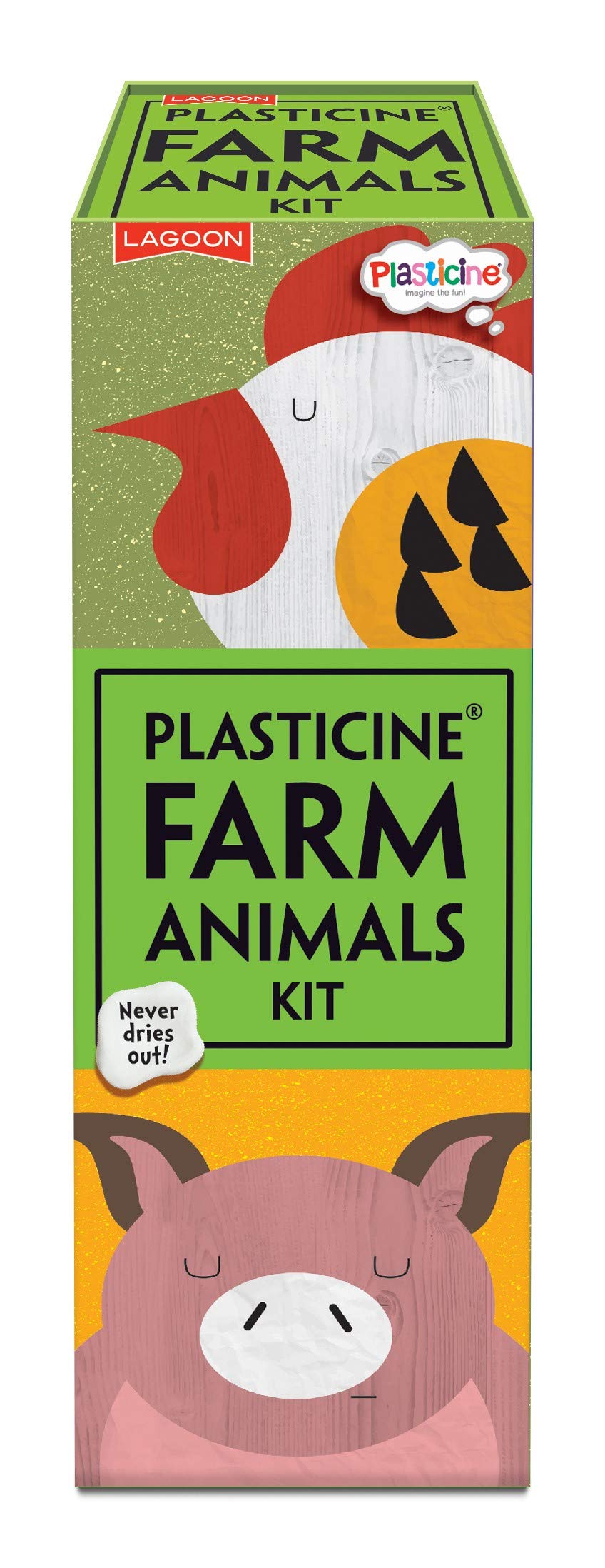 Plasticine Farm Animals Modelling Kit, Nylon/a