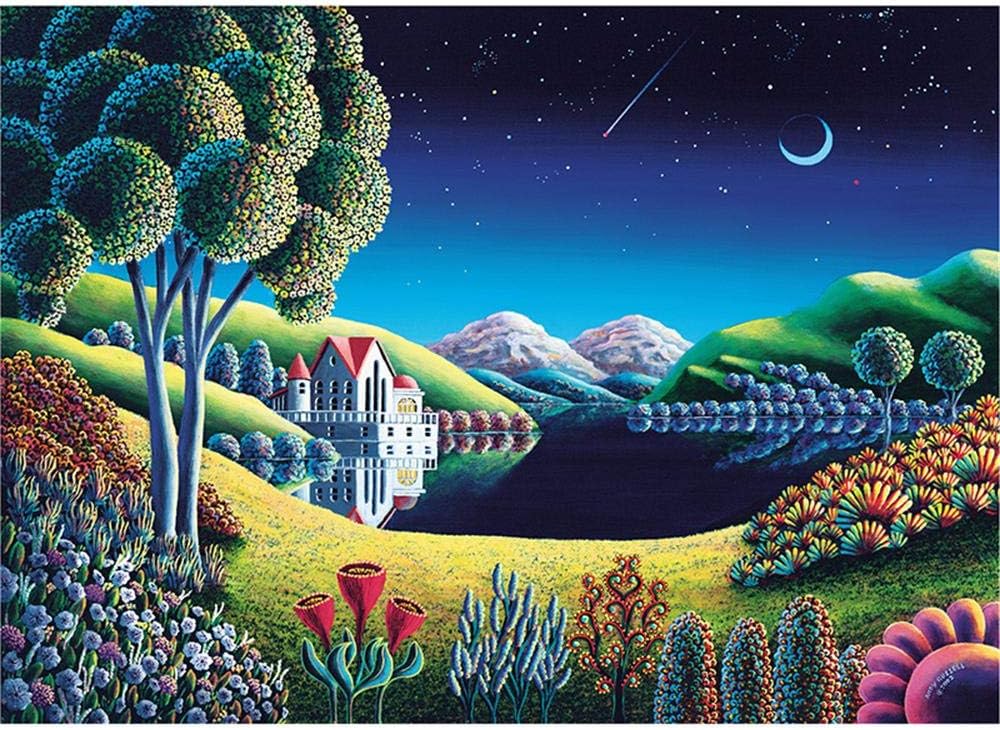 Jigsaw Puzzles 1000 Pieces for Adults and Kids,Delixike Micro Jigsaw Puzzles 70 x 50cm(27.56 x 19.69inch)