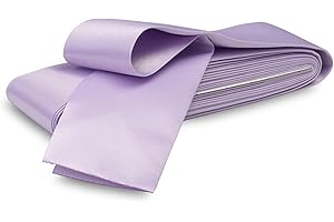 SHERIFFDRINK Lavender Satin Blanket Binding 2 Inch x 4 3/4 Yards Single Fold Tape for Quilt Edging Smooth Finish Easy to Sew On Durable Trim Material Ideal for Blanket Crafts DIY Projects Sewing