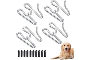 WOSKAR Prong Collar Links,4 Pack Extra Links Prong Collar for Dog (2.5mm)
