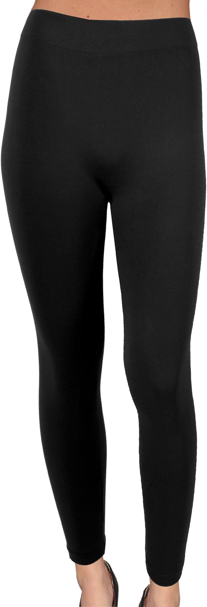 Red Bene Full Length Microfiber Seamless Leggings