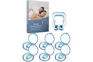 Anti Snoring Devices, 6 Pack MQXUNMI Silicone Magnetic Stop Snoring Solution, Effective to Relieve Snoring, Comfortable Anti 