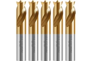 5 Pcs 5/16-inch Spot Weld Drill Bit Set, High Speed Steel Spot Weld Cutter, Easy to Use Drill Bit Set for Car Maintenance Ste