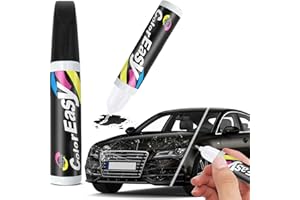 HUOTWOE Touch Up Paint for Cars,Auto Touch Up Paint Scratch Repair Automotive Car Paint Pen 2 in 1 Car Touch Up Paint (Black)