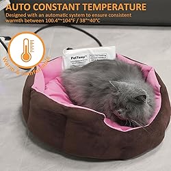 Pet Bed Warmer, Compact Heating Pad Insert for Cat