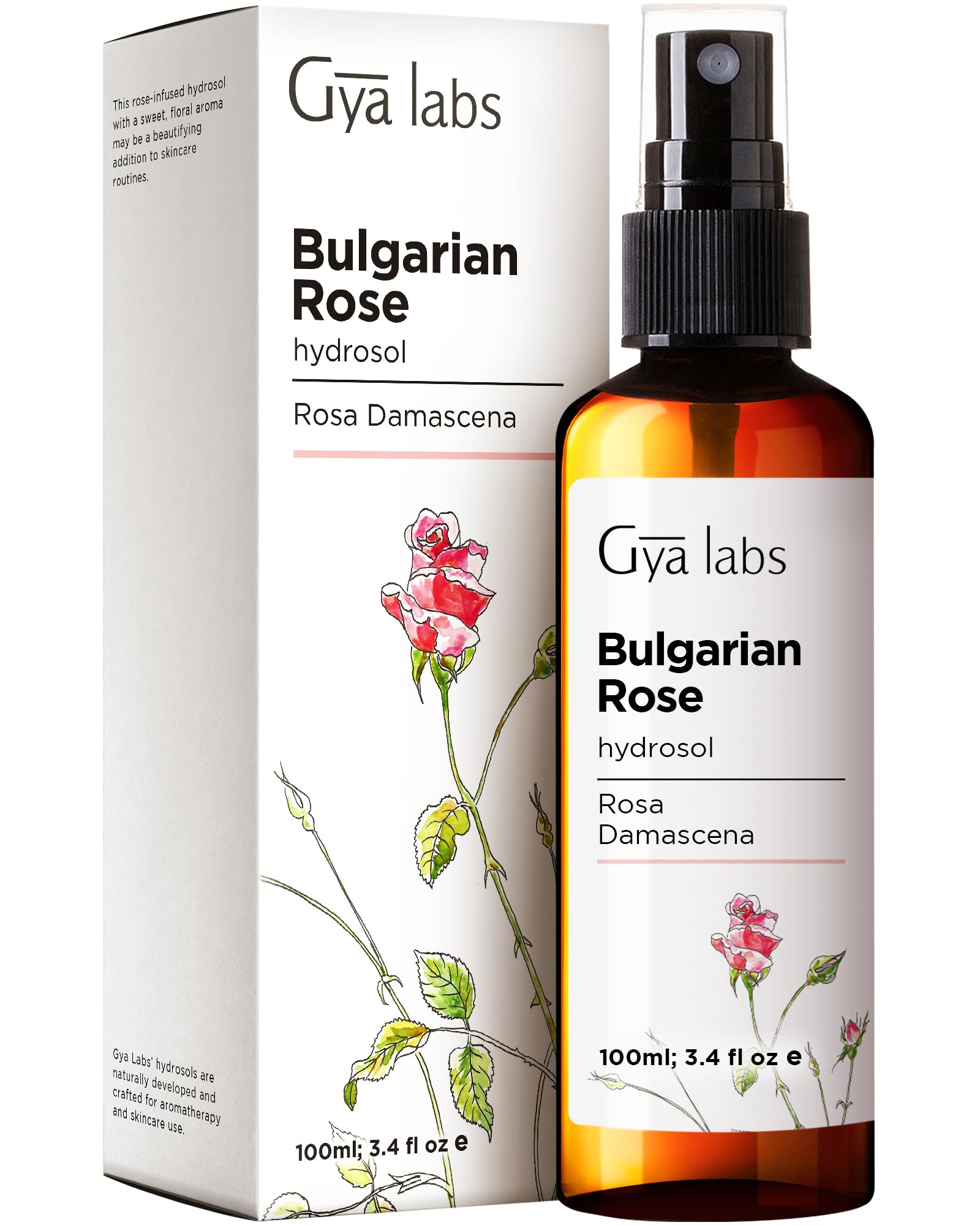 Gya Labs Bulgarian Rose Water Spray for Skin Care