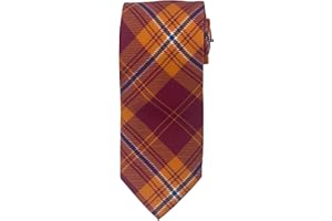 Timeless Tartans Silk Necktie, Men’s Classic Woven Silk Neck Tie, Officially Licensed Collegiate Gift & Clothing Accessories