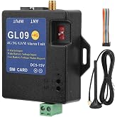 GSM Alarm System GL09 4G/3G/GSM 8CH Alarm Security System Alert Module 8‑Channel Input Low Consumption for Home Warehouse Security(US)