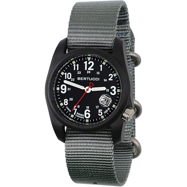 Amazon.com: BERTUCCI A-2T Vintage Watch | Green Dial | Swiss Super