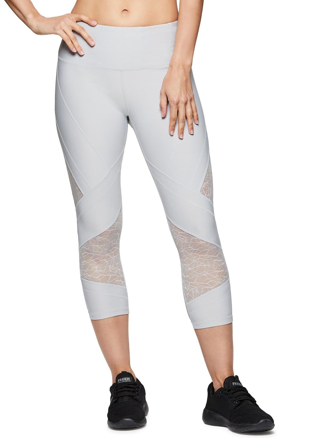 Buy RBX Active Women's High Waist Athletic Workout Yoga Capri Leggings